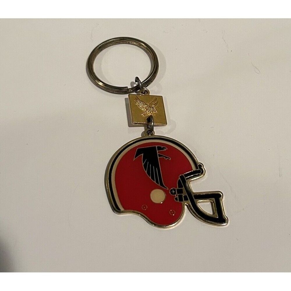 Vintage 1988 Atlanta Falcons NFL Helmet RJRT Keychain R.O.C. Old Logo